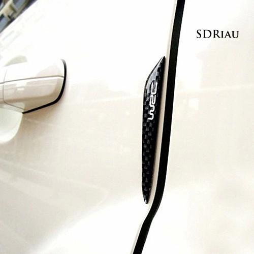 Set 4 Miếng Dán Carbon Bảo Vệ Chống Trầy Cho Cửa Xe Ô Tô