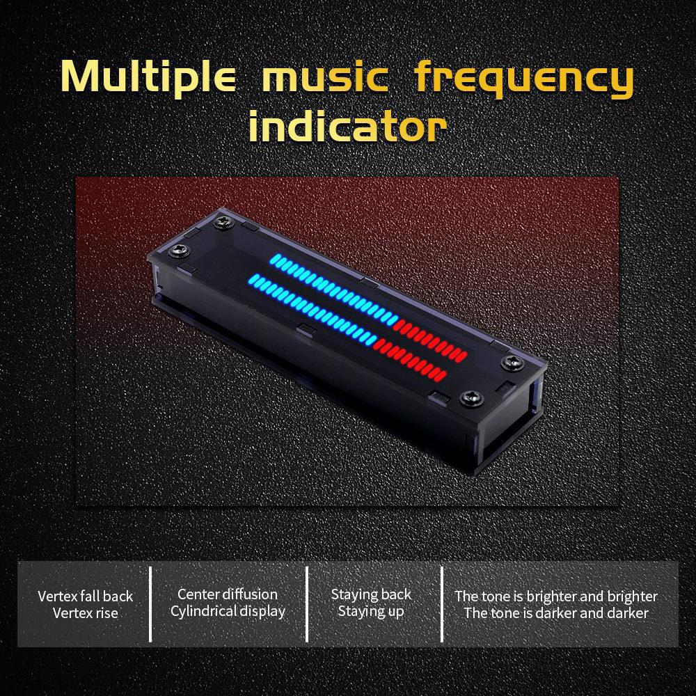 VHM-902 Dual 30 Level LED Music Spectrum Level Stereo Amplifier LED Music Frenquency Indicator Pieces Need to Combined