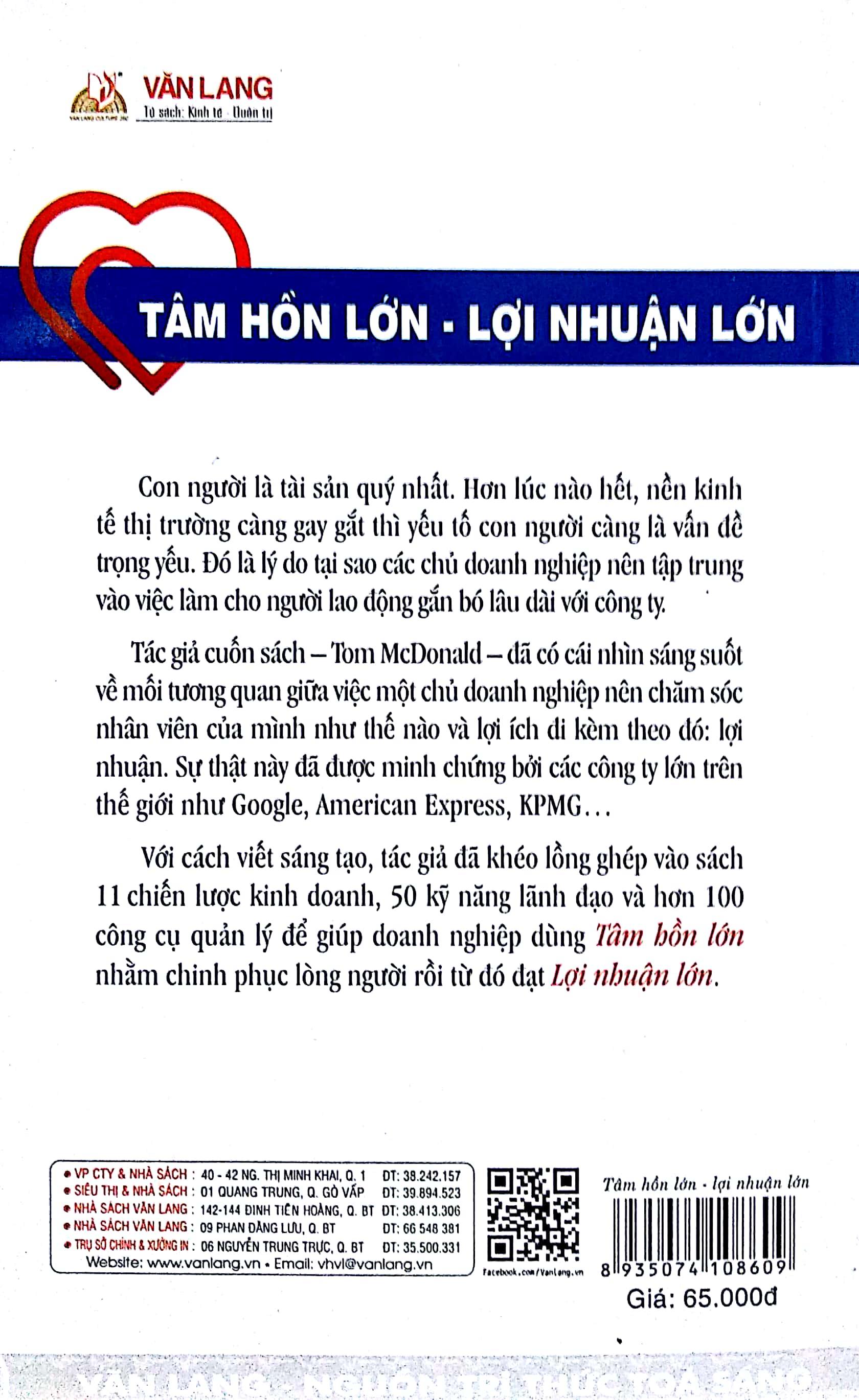 Tâm Hồn Lớn Lợi Nhuận Lớn
