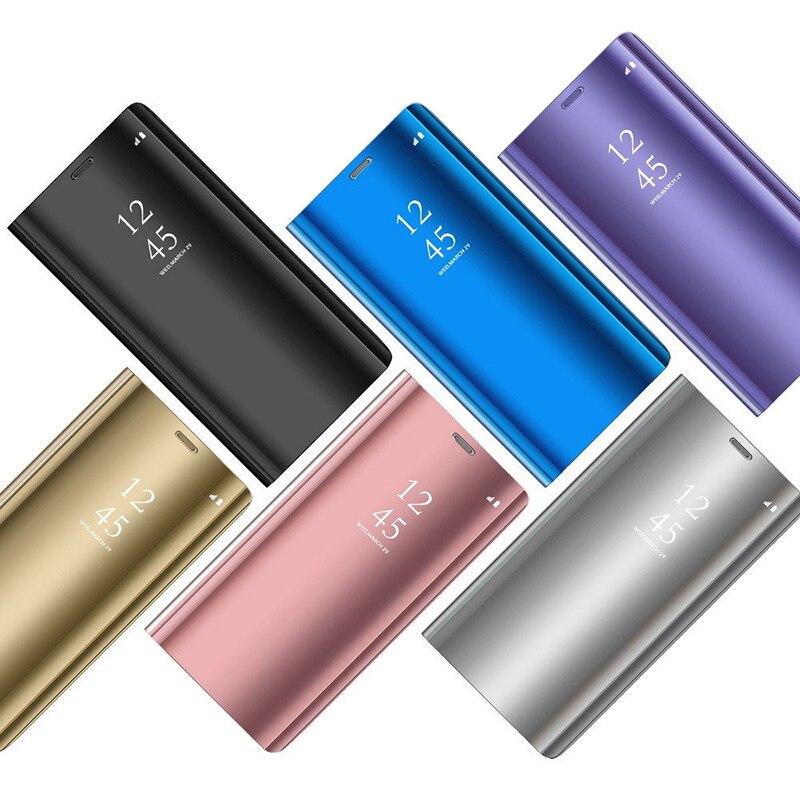 Bao Da Tráng Gương Thời Trang Cho Samsung Galaxy Note 10 9 8 S10 S9 S8 S10E Plus A7 A8 2018 A10 A20 A30 A50 A70