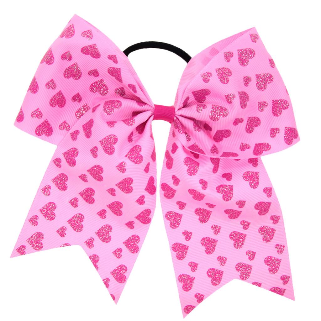 8 Inch Large Colorful Bow Hairpin Girls Bows With Rope Hair Bows U Pick