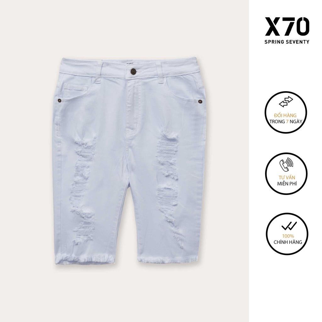 Quần Short Jean Nữ Thiết Kế Thời Trang X70 - 03640002
