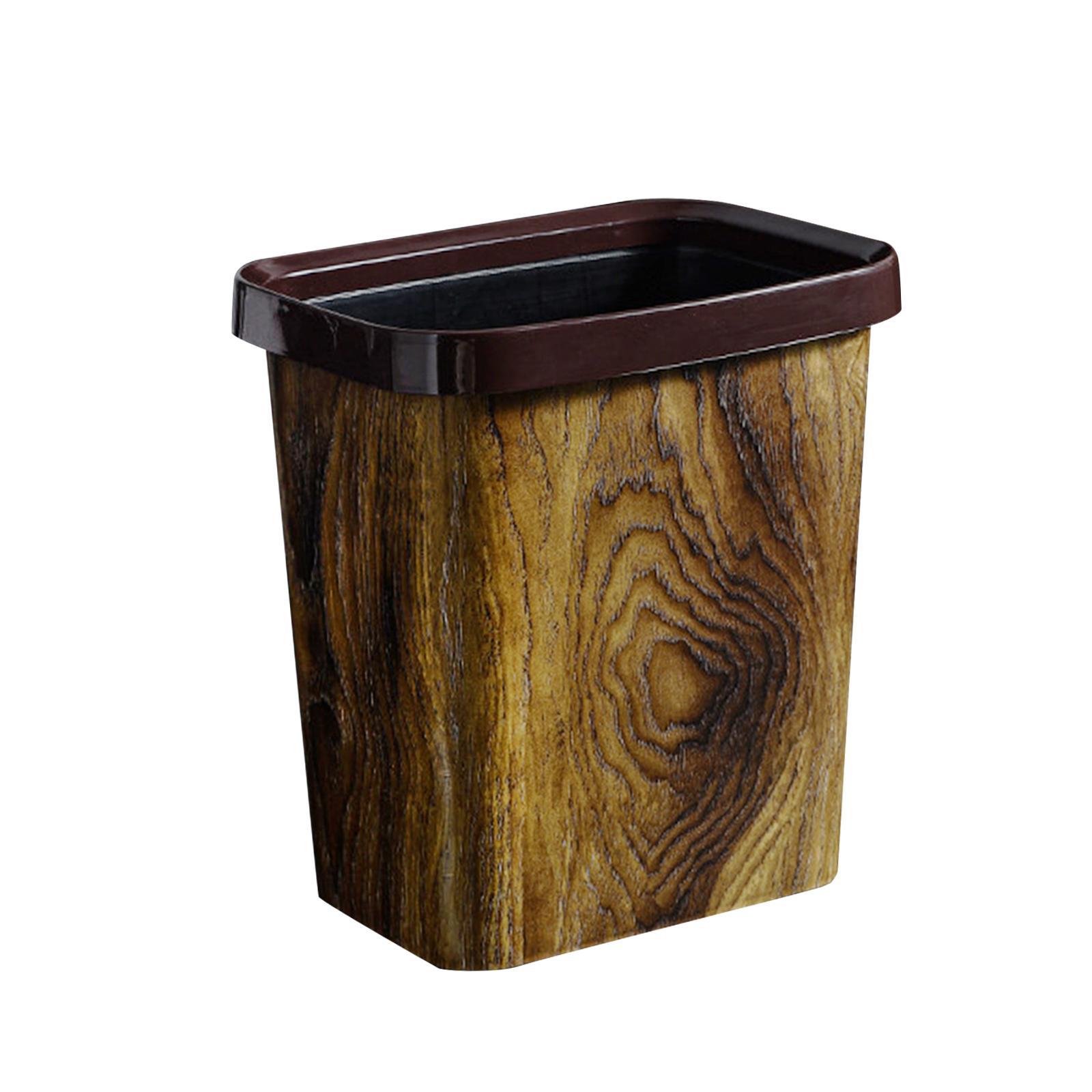 Trash Can Decorative Garbage Container Garbage Container Bin for Home Office