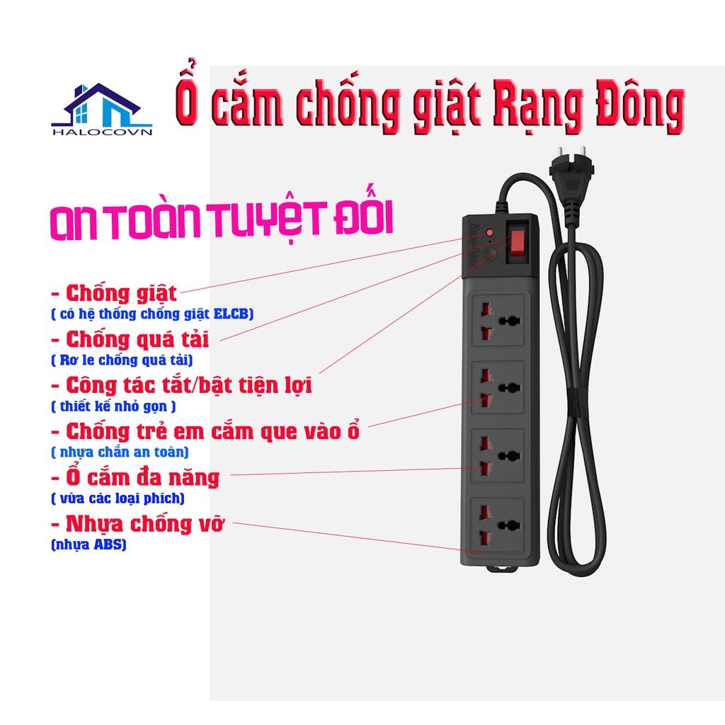 Ổ cắm chống giật Rạng Đông dây dài 3m