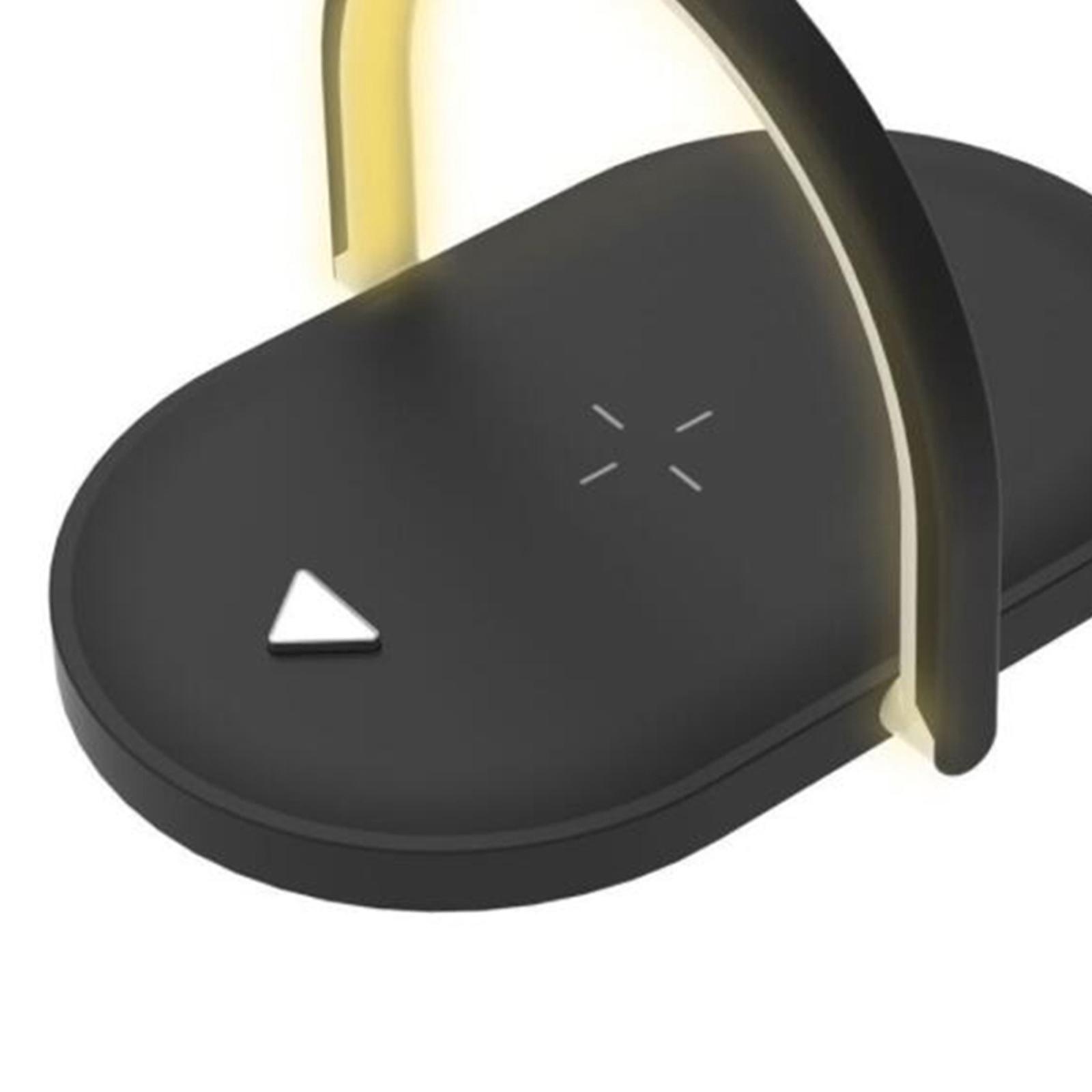 LED Desk Table Lamp 10W QI Wireless Phone Charger Reading Study Light