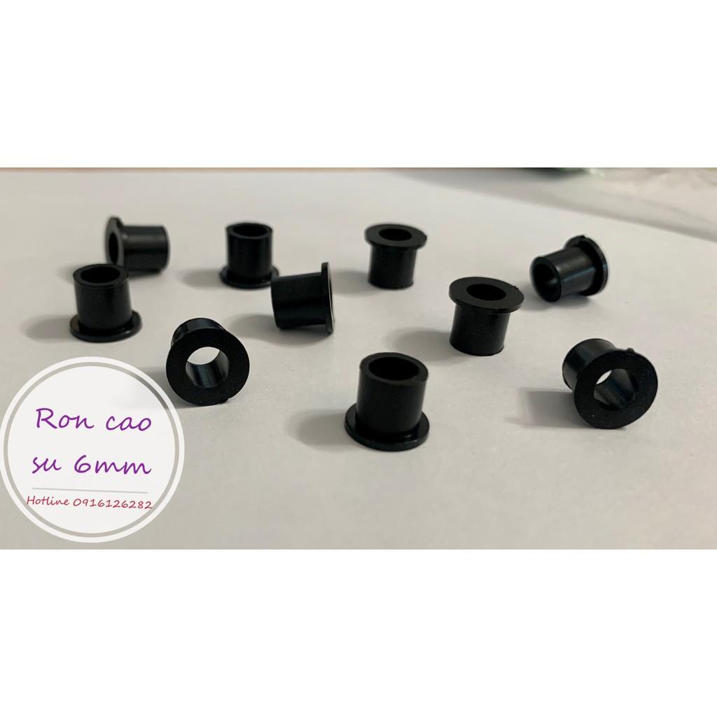 100 zoăng cao su 6mm dùng trong ống tưới nhỏ giọt, tưới phun sương