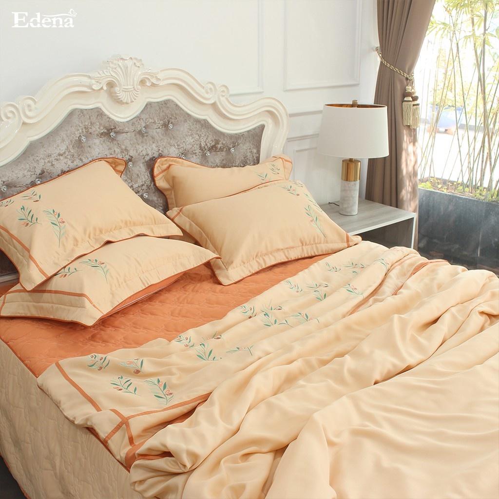 Bộ Ga Chần Gòn Tencel Edena 774 Gồm 5 Món