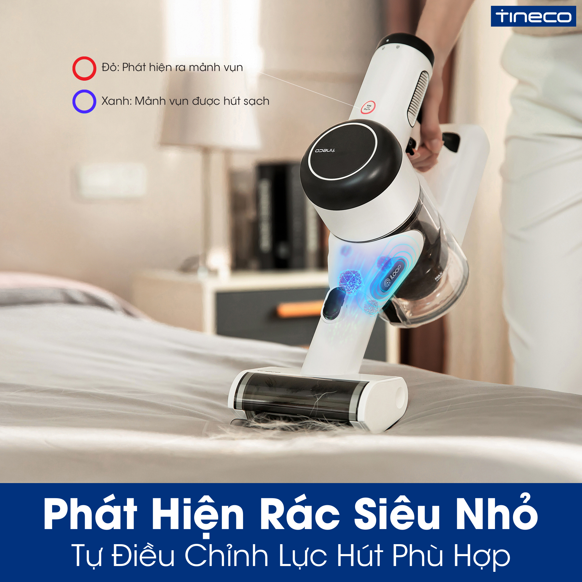 Máy hút bụi cầm tay thông minh Tineco Pure One X - Hàng chính hãng