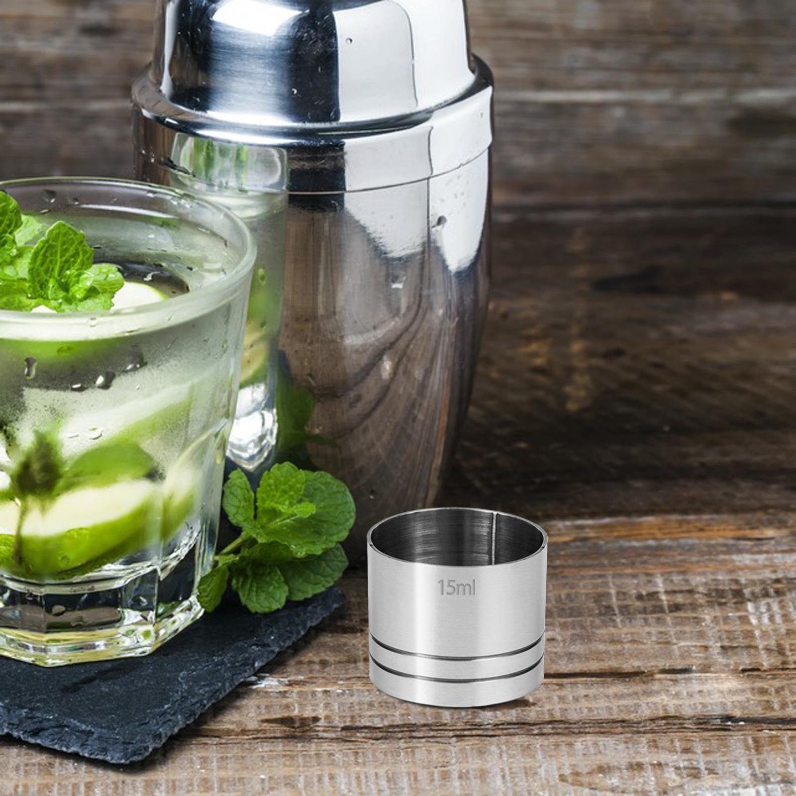 Practical  Cup Professional Bartender Drinks Measure Cup for Bar Kitchen