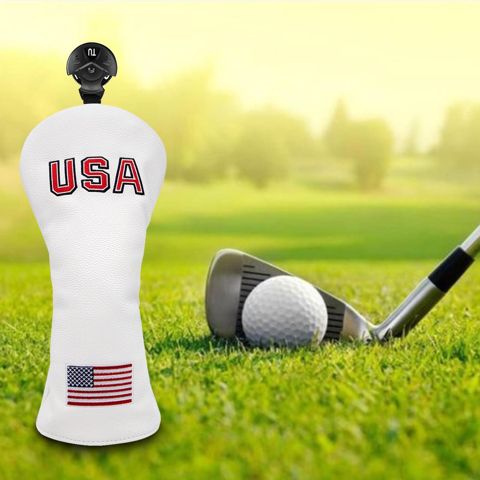 Golf Covers Head Covers Driver Fairway Woods Headcovers for Golf Club Fits All Fairway and Driver Clubs