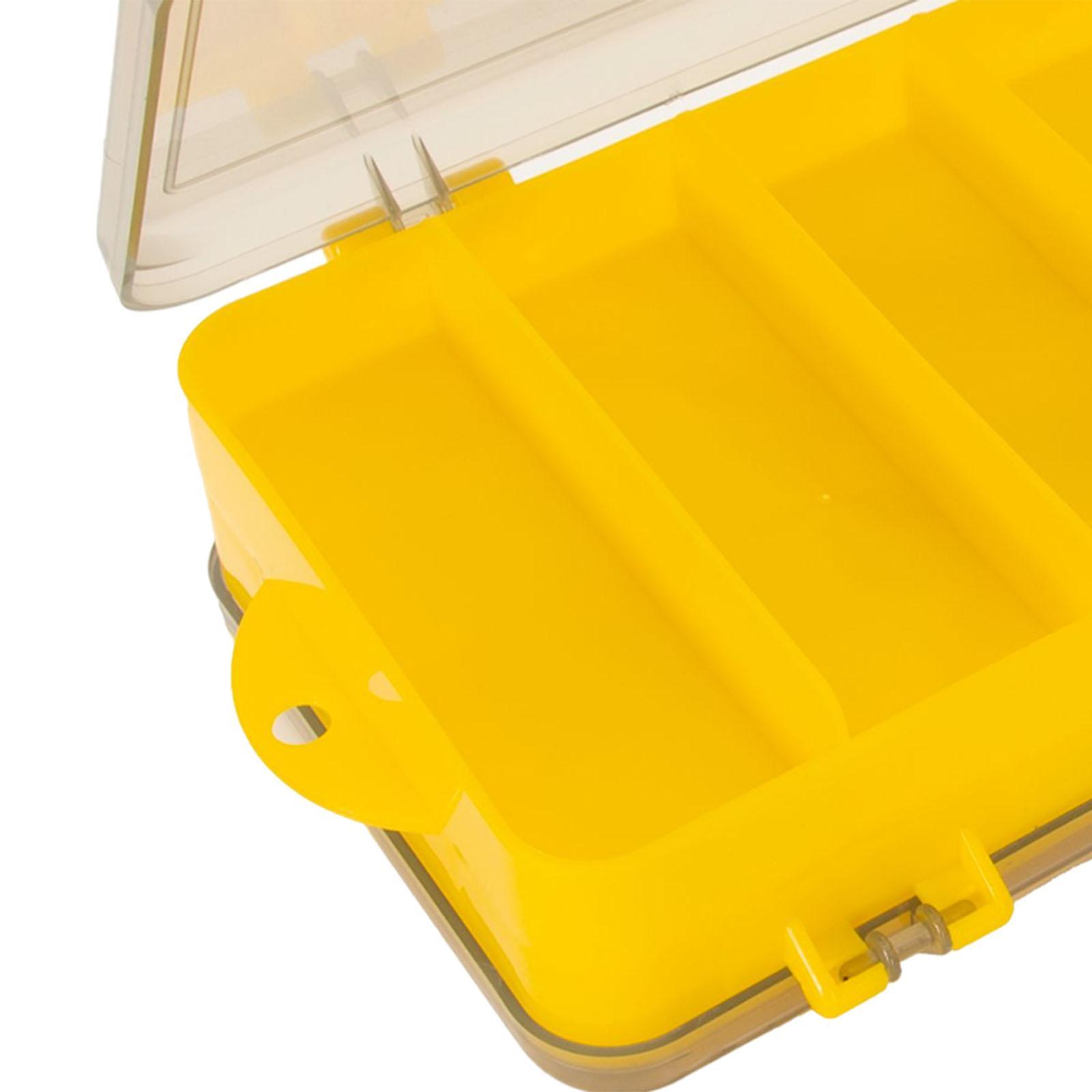 Fishing Tackle Box Double Sided Trays Container Equipment Accessories Tool