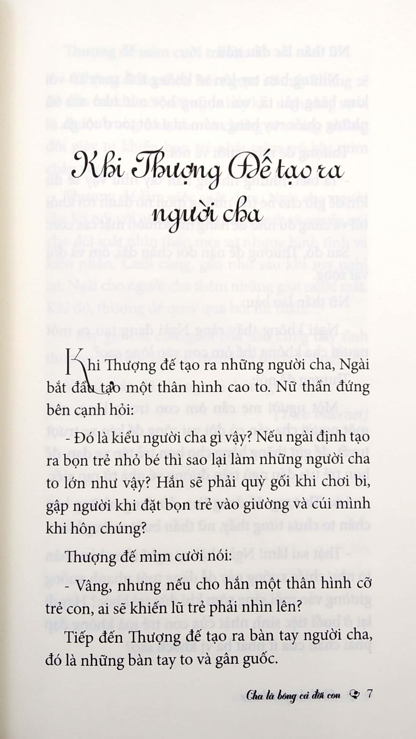 Sống Có Giá Trị - Cha Là Bóng Cả Đời Con
