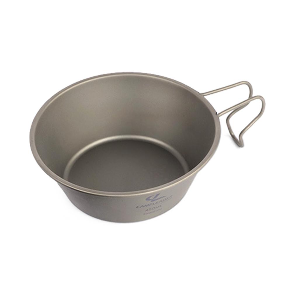 Bát Titan CAMPLEADER nhẹ 450ml có đánh dấu thể tích cho Đi bộ dã ngoại cắm trại hoặc dùng tại nhà