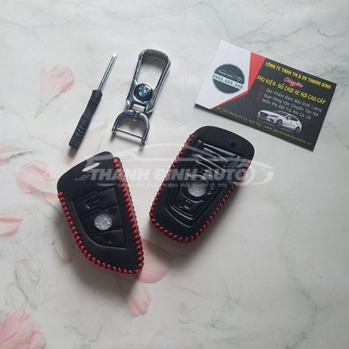 Móc Treo Chìa Khóa Bao Da Cao Cấp cho Xe BMW