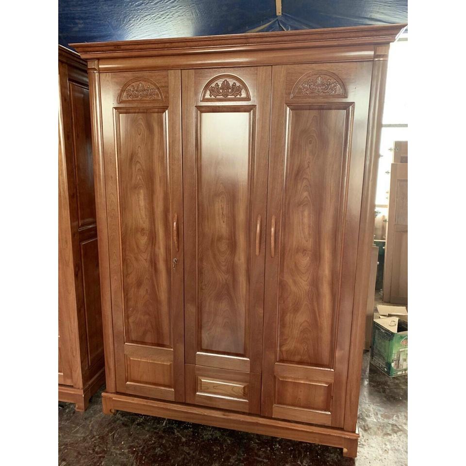 Tủ quần áo gỗ xoan đào 3 cánh