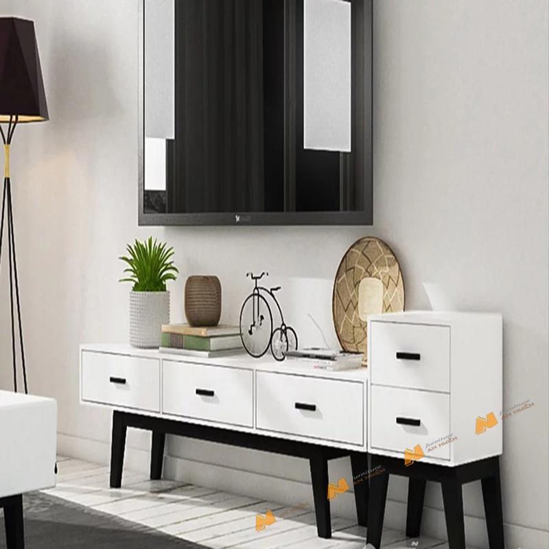 Made in VN Kệ tivi gia đình gỗ mdf 17mm công ty Mộc Phát độ bền trên 30 năm sang trọng tiện nghi AN063