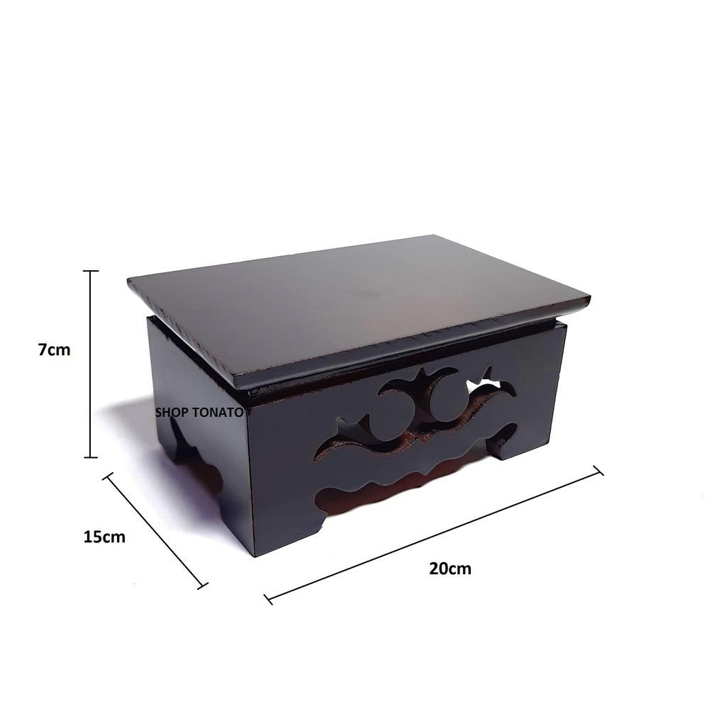KỶ CHỮ NHẬT, ĐẾ BÁT HƯƠNG,ĐÔN GỖ MDF 10X15,15X20,20X25