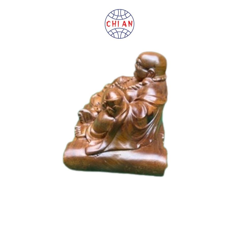 Tượng Di Lặc CHIAN Kích thước 15x9x9cm Gỗ Bách Xanh Mùi Thơm Dịu Ngát Sảng Khoái