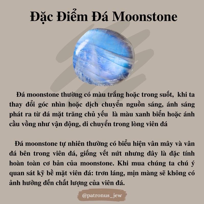 Nhẫn Moonstone Bướm Bạc 925 NMBO21B Patronus