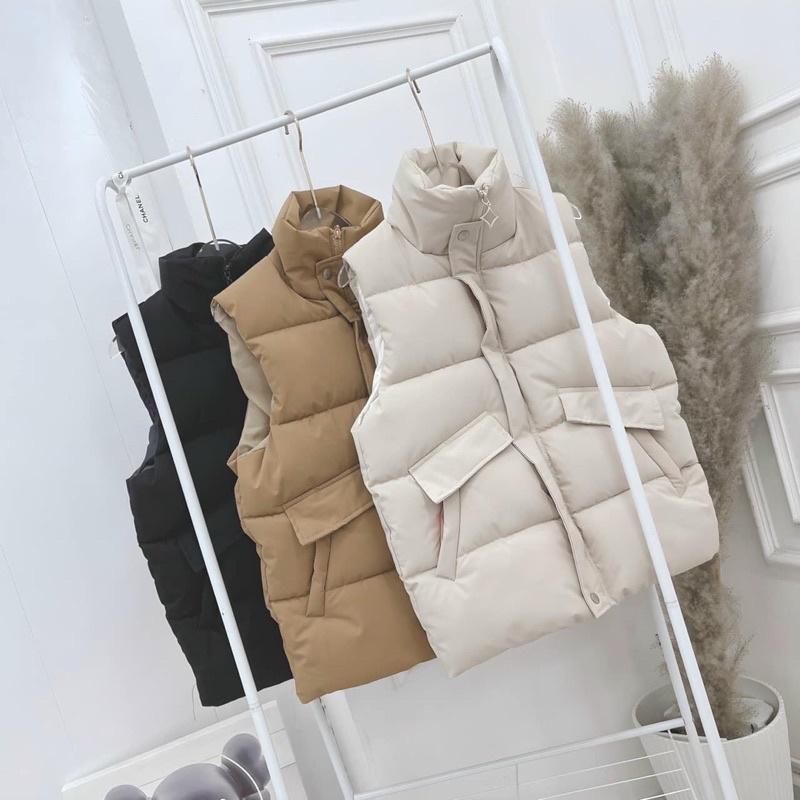 Áo phao Gile Nữ Quảng Châu 4 Màu Siêu Xinh 026
