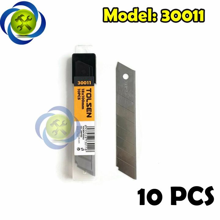 Lưỡi dao rọc giấy Tolsen 30011 kích thước 18mm x 100mm x 0.5mm