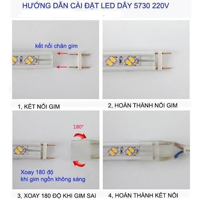 Đèn dây led nháy đổi màu,2835 RGB Quấn cây, trang trí nhà ở, sân vườn, quán cafe