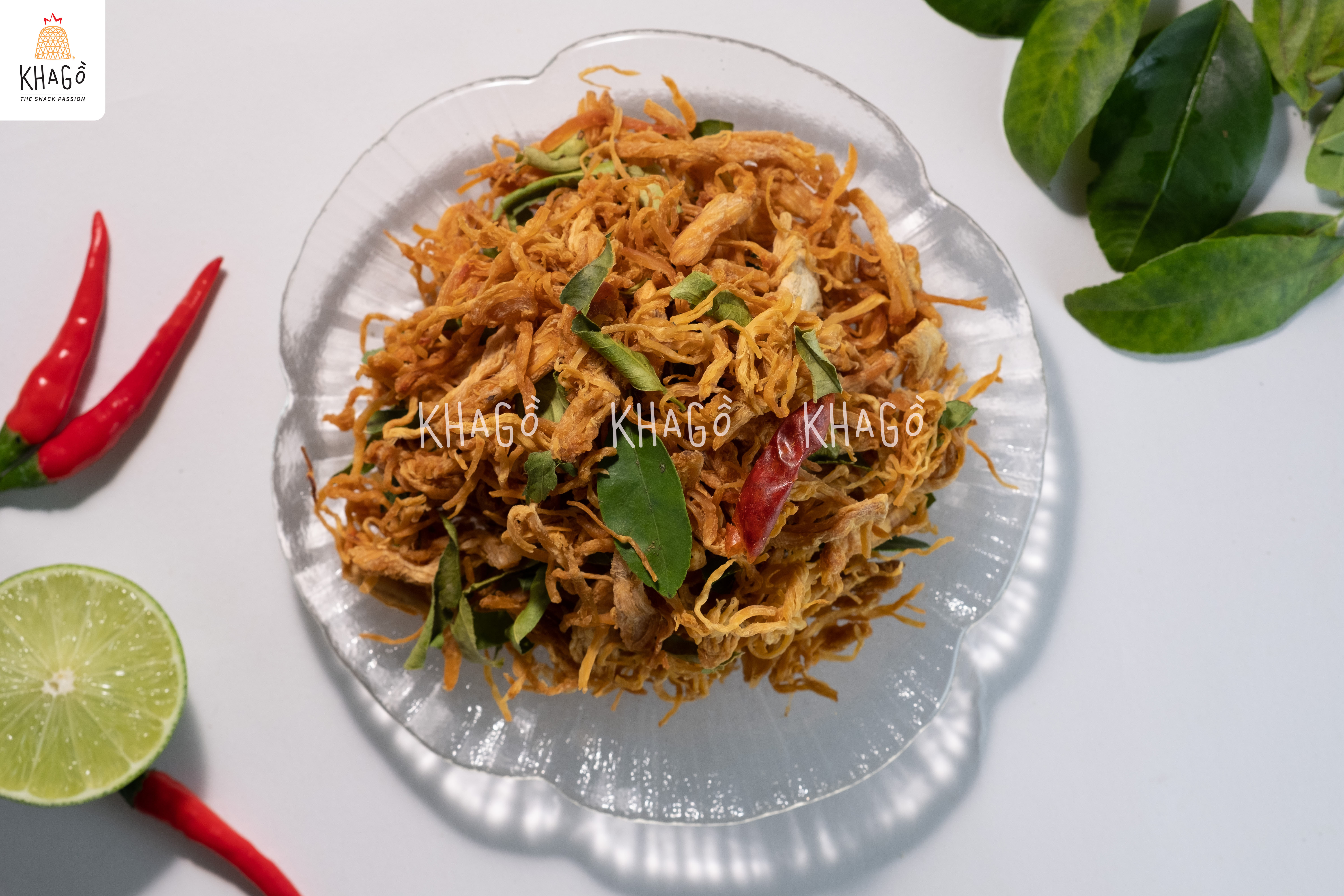 KHÔ GÀ LÁ CHANH 500gr | KHA GỒ | Ăn Vặt Văn Phòng, Du Lịch, Tết, Sài Gòn Ngon