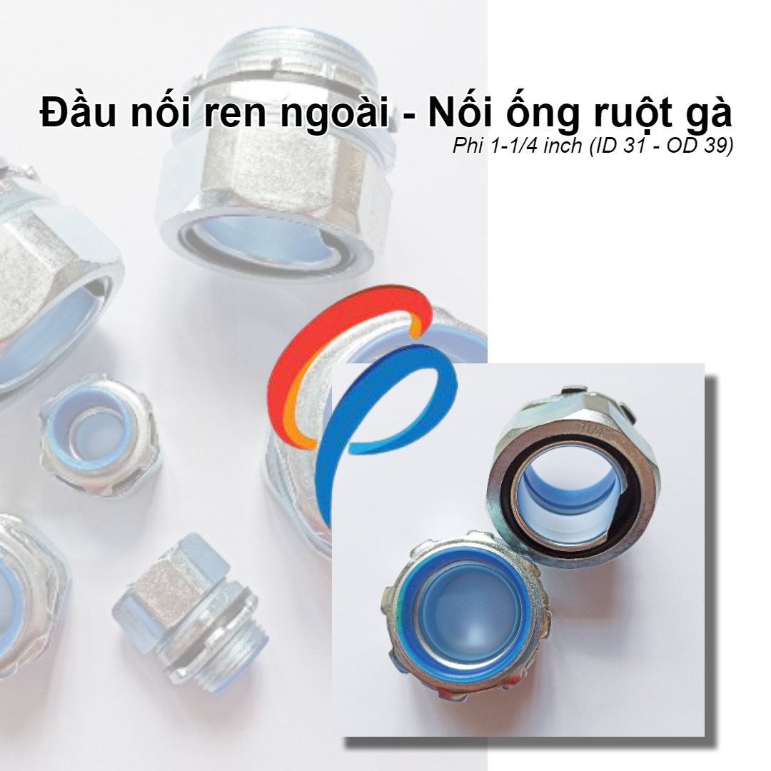 Đầu nối ren ngoài 1-1/4 inch