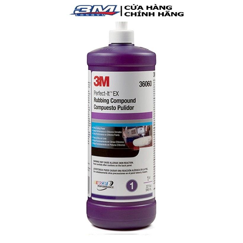 Dung dịch đánh bóng bước 1 3M PN36060 PERFECT-IT EX RUBBING COMPOUND -946ml - 3M Long Vu