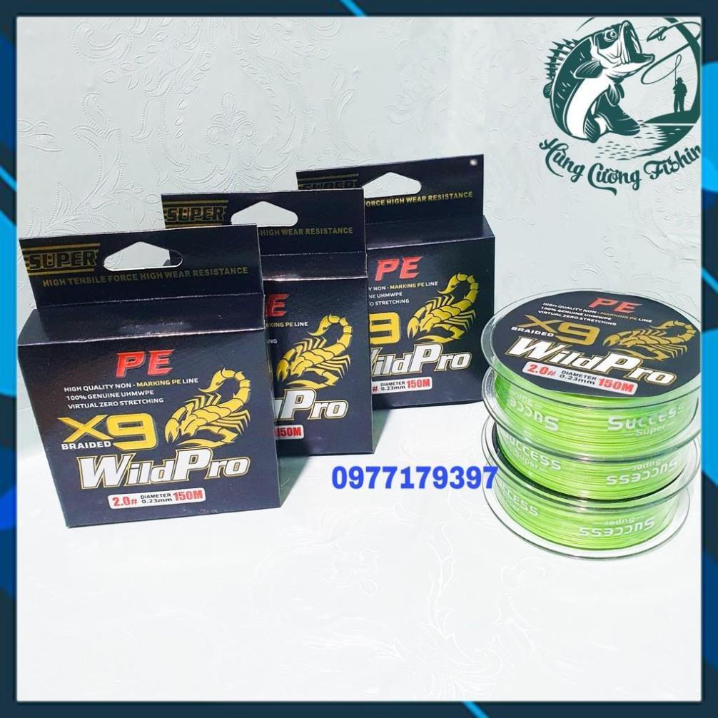 Dây dù PE Siêu Bền Câu Cá Dù x9 wild pro Chuyên Đồ Câu Lure 150m Dây Câu Chất Lượng Dây Dù Câu Cá _ Đồ Câu Cá 