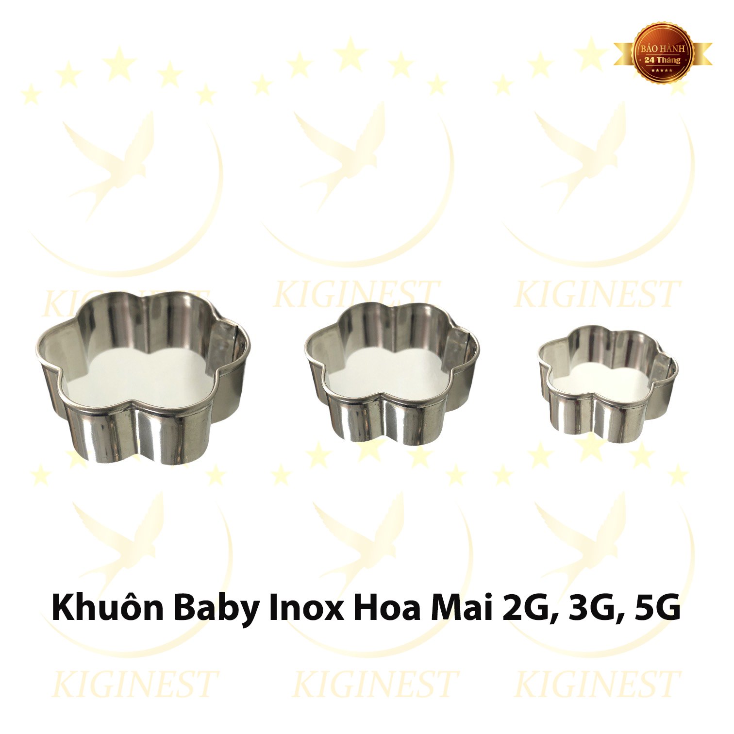 KHUÔN YẾN BABY HOA MAI 2G, 3G, 5G ĐẮP, SẤY VÀ ĐỊNH HÌNH TỔ YẾN- SET YẾN CHƯNG CHẤT LƯỢNG