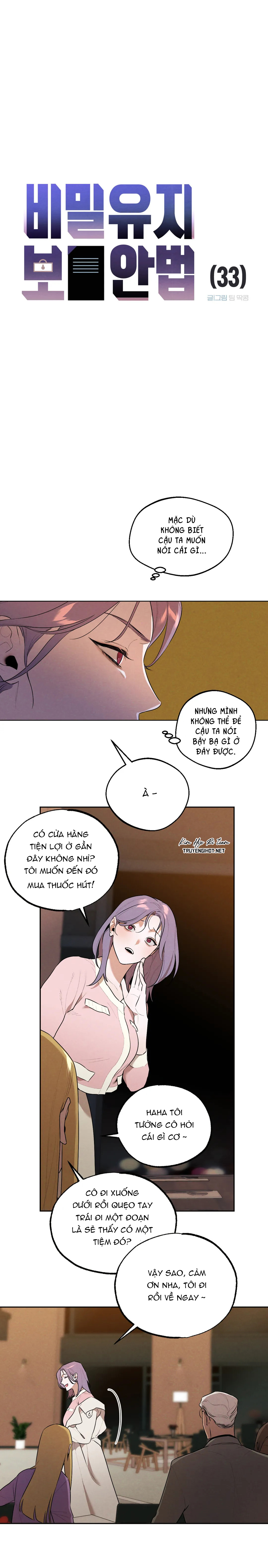 cách duy trì bí mật chapter 33 1