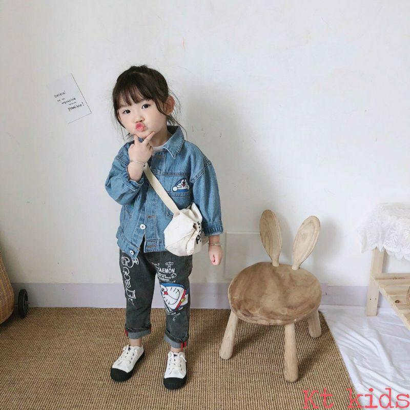 Quần Jean dài DOREMON cho bé trai, bé gái (10-38kg