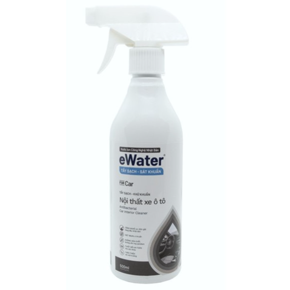 EWater tẩy rửa nội thất ô tô KHÔNG HÓA CHẤT công nghệ Nhật Bản | dung tích 500ml không mùi