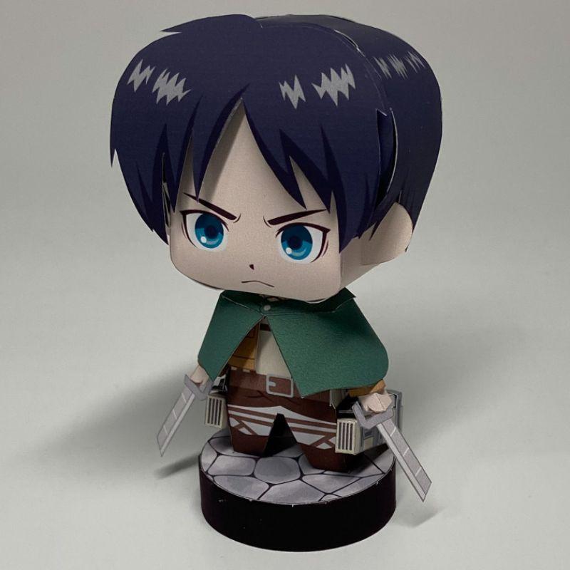 Mô hình giấy anime chibi Eren Yeager