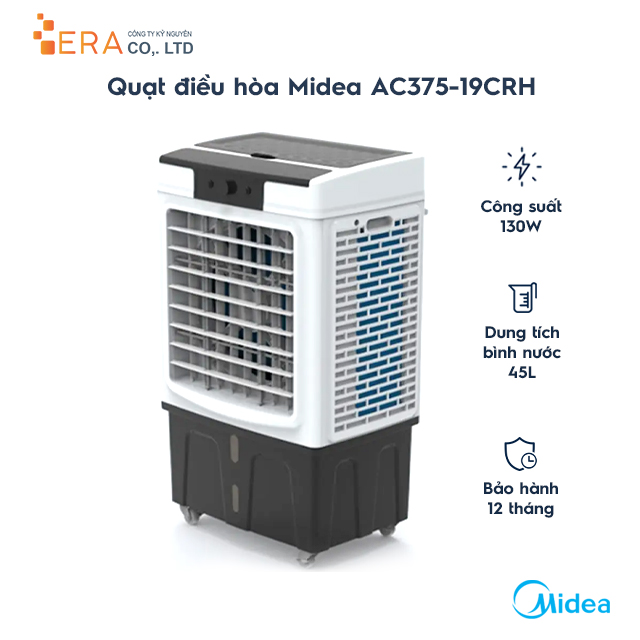 Quạt Điều Hòa Midea AC375-19CRH - Hàng Chính Hãng