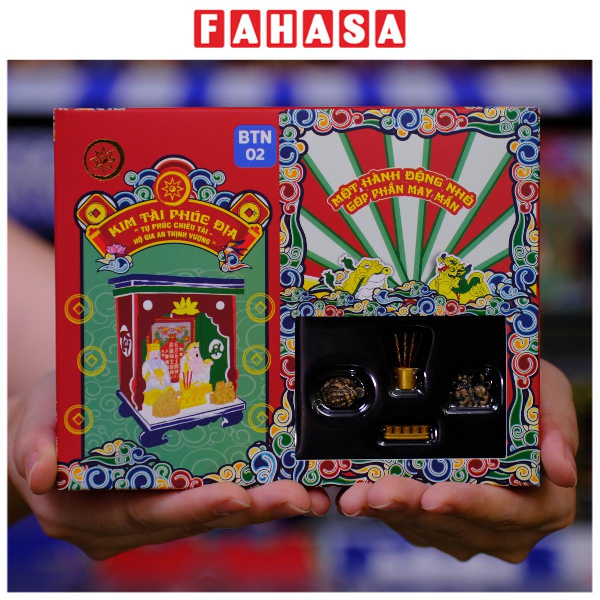 Mô Hình DIY - Bàn Thờ Thần Tài Ông Địa - Kim Tài Phúc Địa - Manihum BTN-02