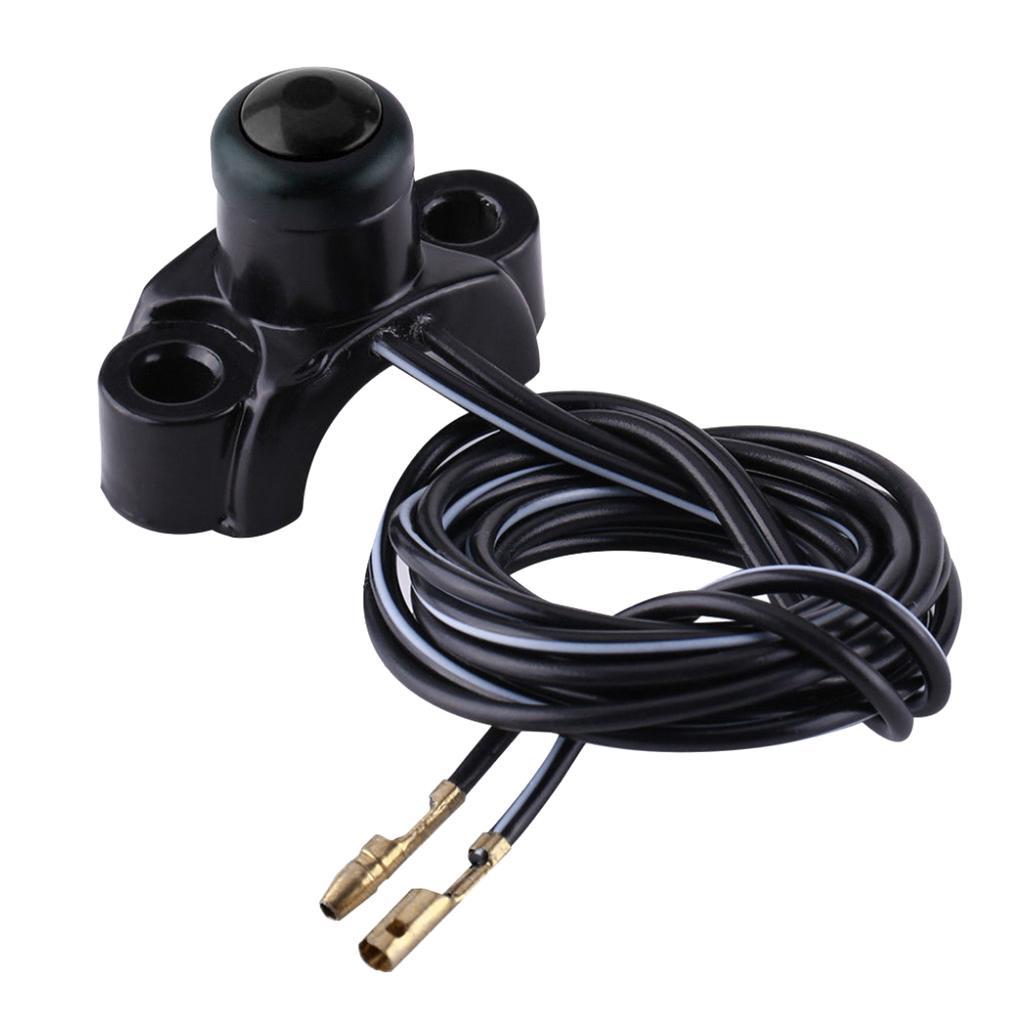 3x Black Motorcycle CNC Engine Stop Start Kill Switch for