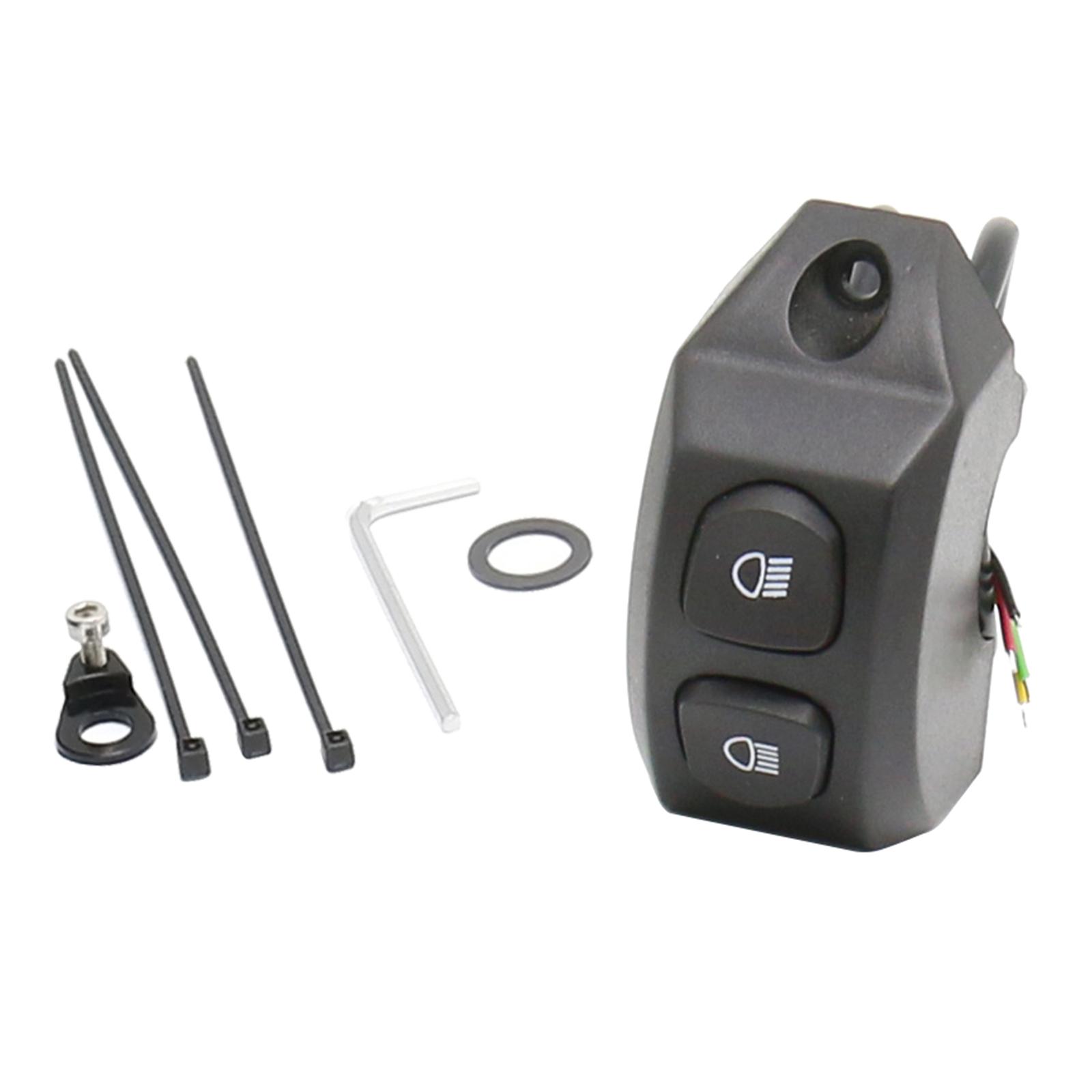 Replacement Motorbike Motorcycle Handle Fog Light Switch Control Smart Relay for BMW R1200GS / R 1200 GS / R1250GS/ F850GS/ F750GS ADV Black