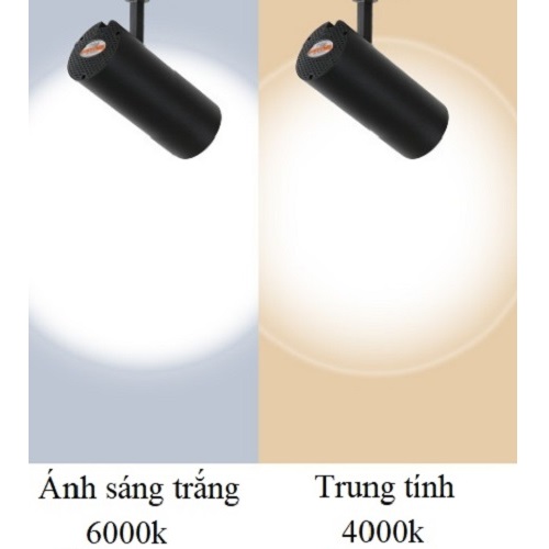 Combo 10 đèn LED Rọi Ống Bơ 10W ốp trần, tường, đèn soi tranh, đèn trang trí hàng chính hãng.