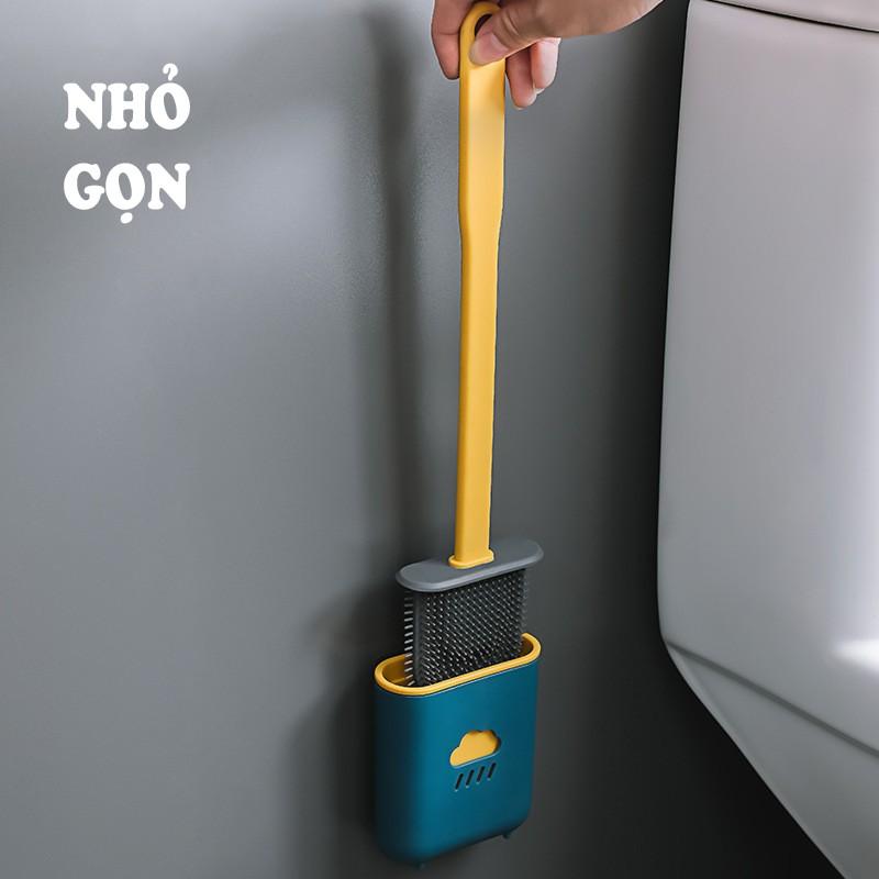 Cọ Bồn Cầu Silicon - Chổi Vệ Sinh Toilet Gán Tường Cao Cấp - Smarthome GG