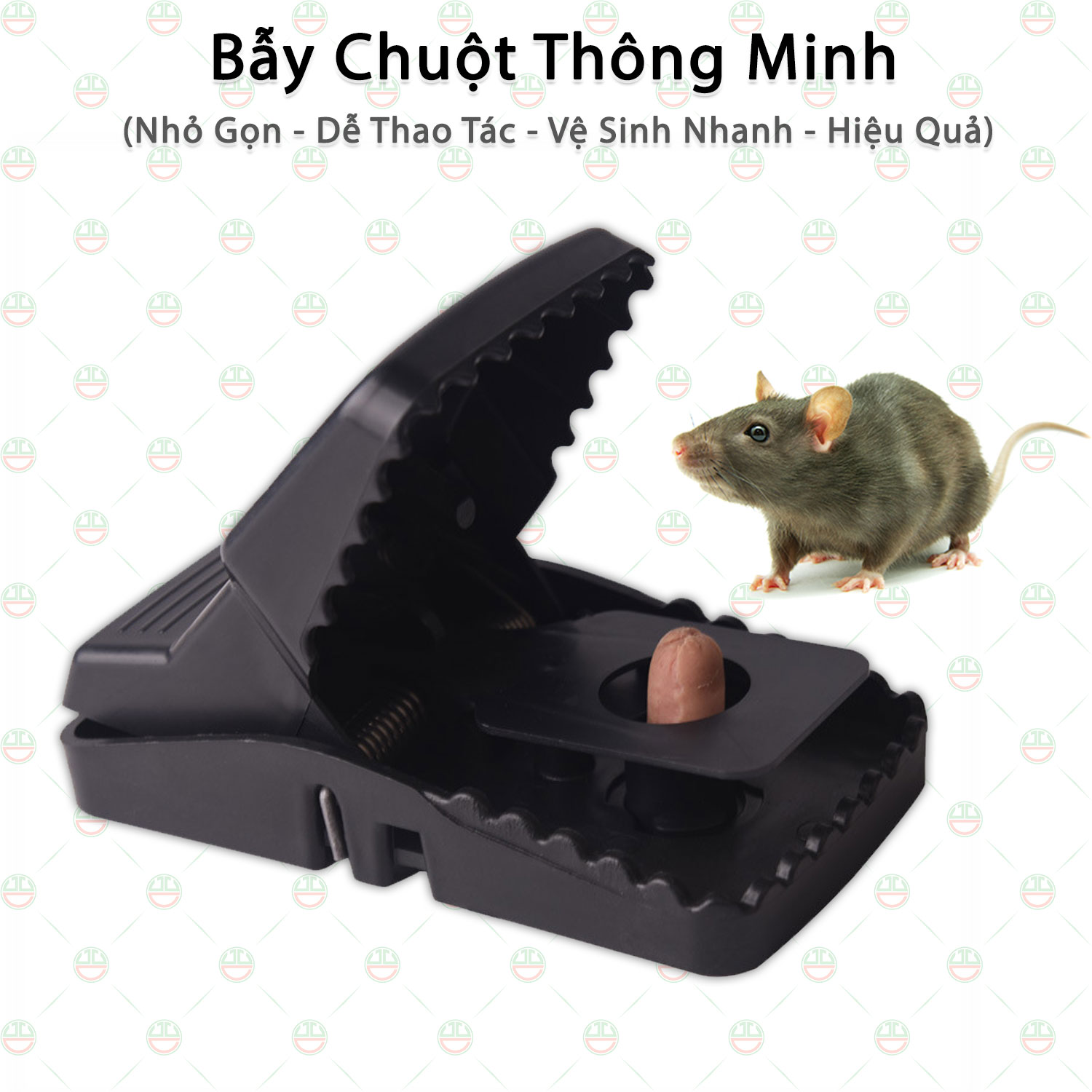 Bẫy Chuột Thông Minh KhoNCC Hàng Chính Hãng - Cách Sử Dụng Đơn Giản Và Hiệu Quả (Màu Đen)