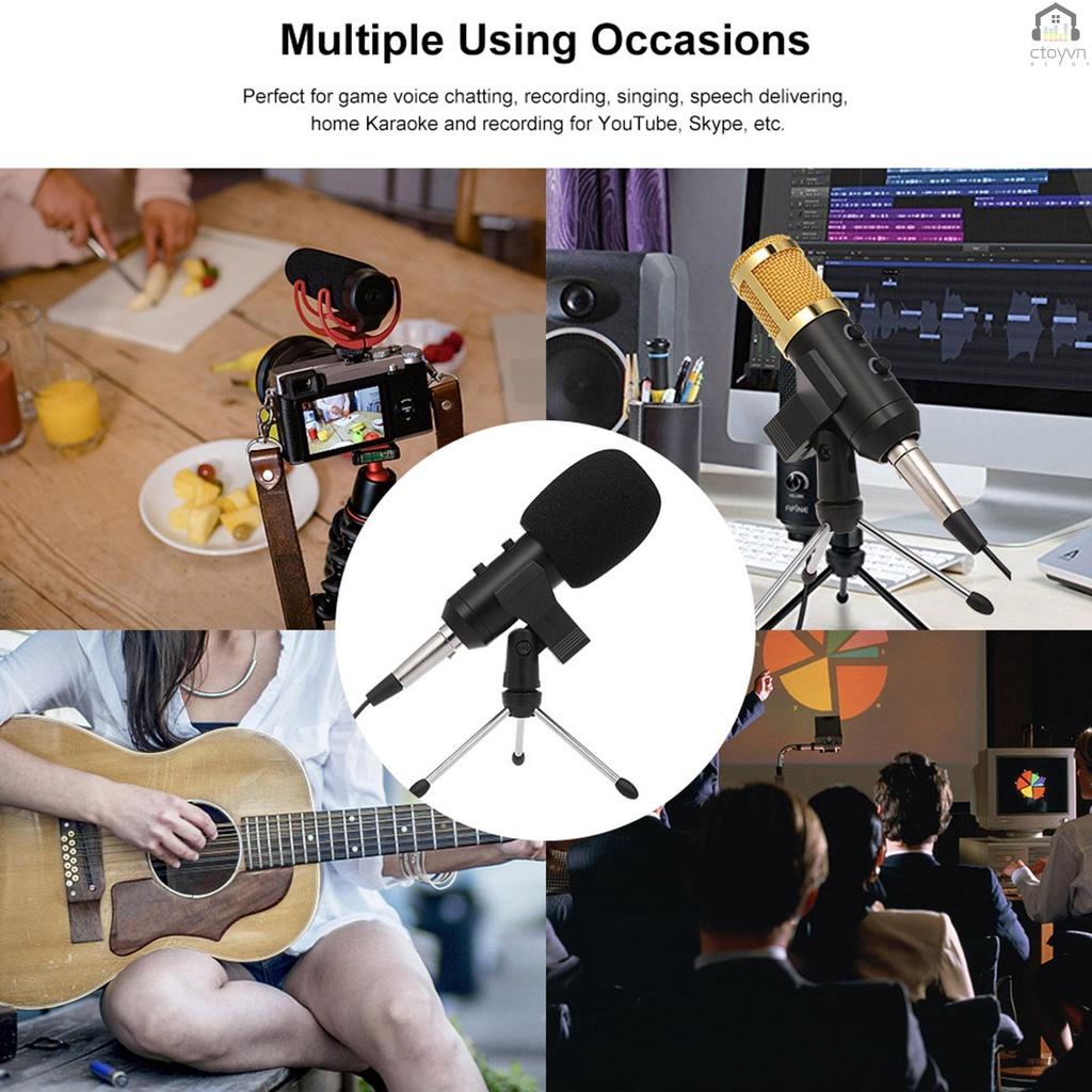 Micro USB thu âm giọng nói chuyên dụng cho máy tính
