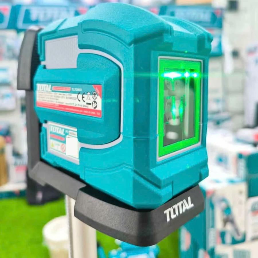 MÁY ĐO MỨC CÂN BẰNG TIA LASER XANH 1.5V TOTAL TLL156601 - HÀNG CHÍNH HÃNG