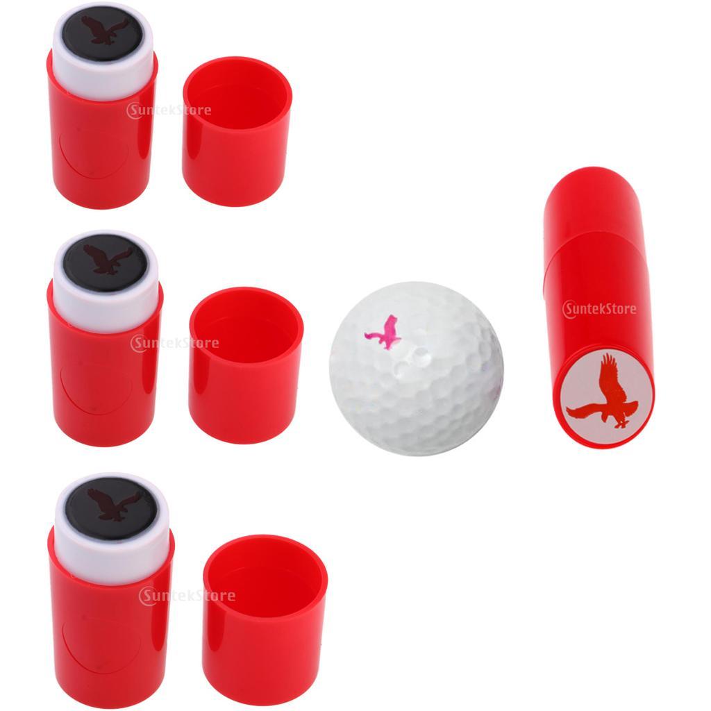 2pcs Golf Ball Stamp Stamper Marker Impression Seal for Golfer