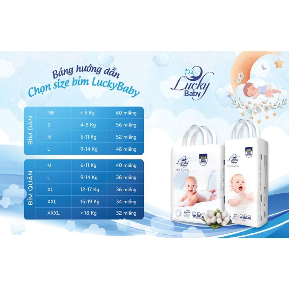 Tã Bỉm Quần Lucky Baby Không Huỳnh Quang, Siêu Thấm Hút XL36 (12-17kg)