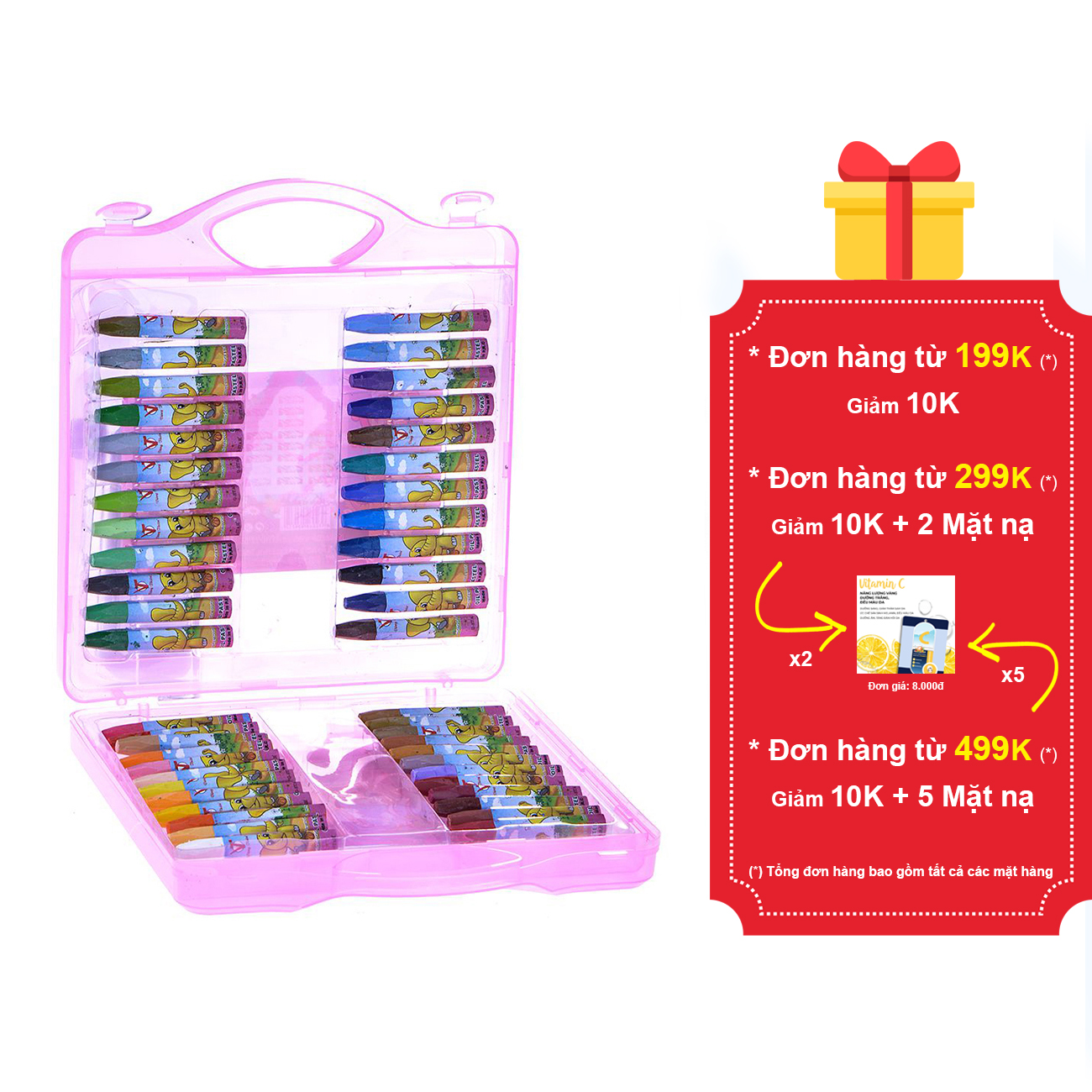 Bút sáp dầu 48 màu hộp nhựa