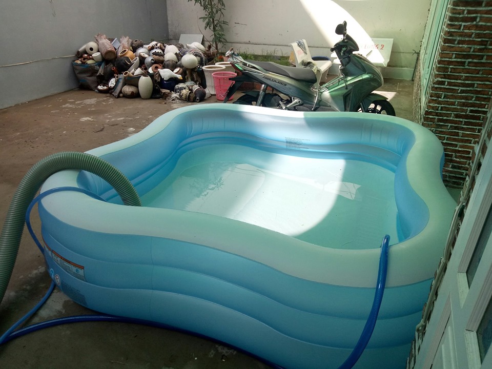 BỂ BƠI PHAO VUÔNG INTEX 57495