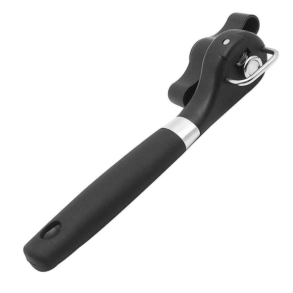 AA Can Opener, Portable Multifunctional Stainless Steel Cap Lifter for Bottle Cans, Black/Red