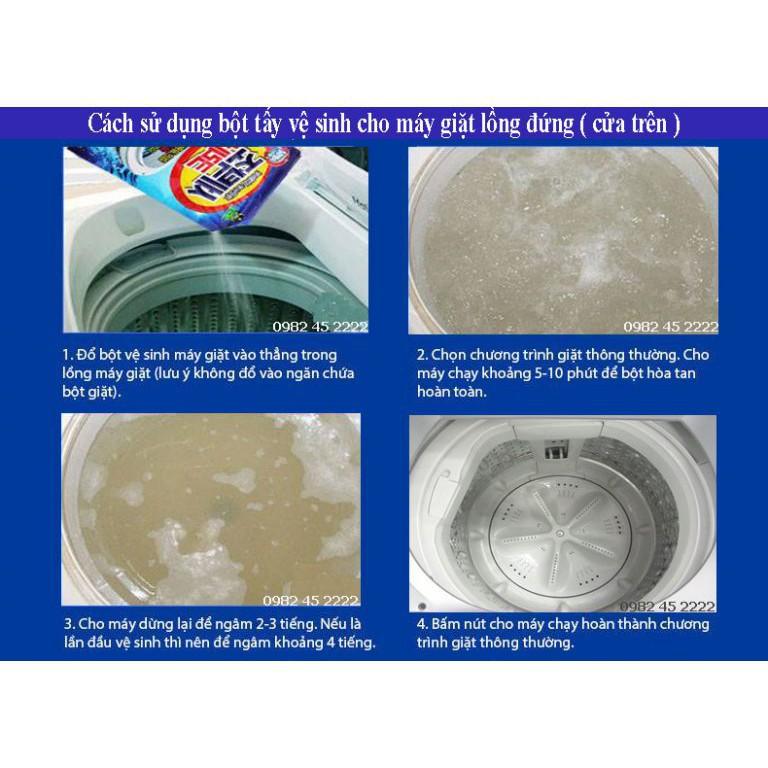 TÚI BỘT TẨY VỆ SINH LỒNG MÁY GIẶT